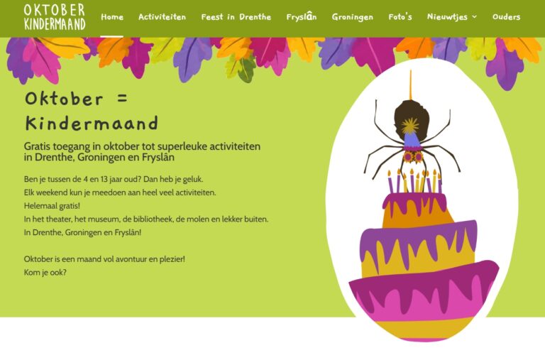Oktober kindermaand … en een nationale spellenweek — theater in Harlingen